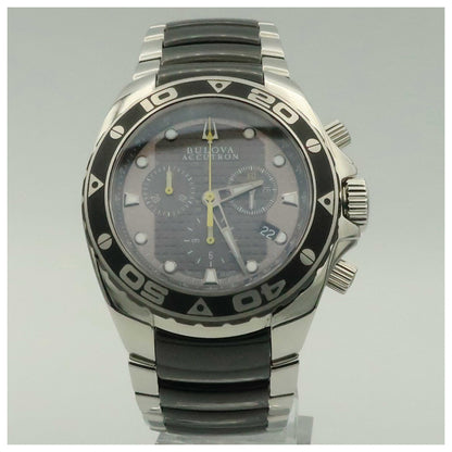 Front view of Bulova Accutron Curacao Men's Swiss Quartz (Battery-Powered) Watch 65B138-PO