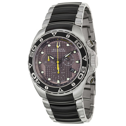 Front view of Bulova Accutron Curacao Men's Swiss Quartz (Battery-Powered) Watch 65B138