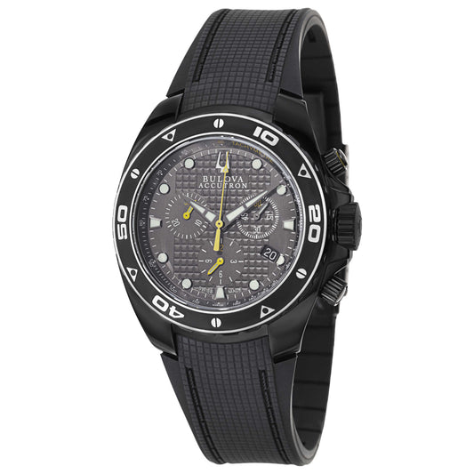 Front view of Bulova Accutron Curacao Men's Swiss Quartz (Battery-Powered) Watch 65B139