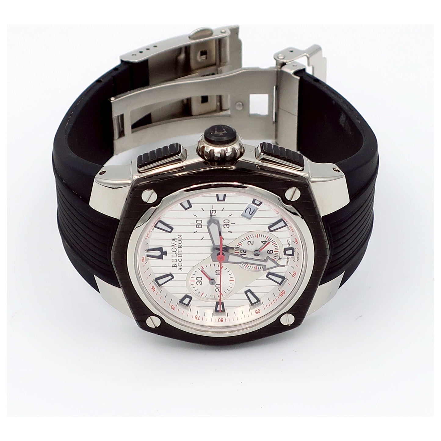 Bulova Accutron Corvara Men's Swiss Quartz (Battery-Powered) Watch 65B140-SDBV - Image #8