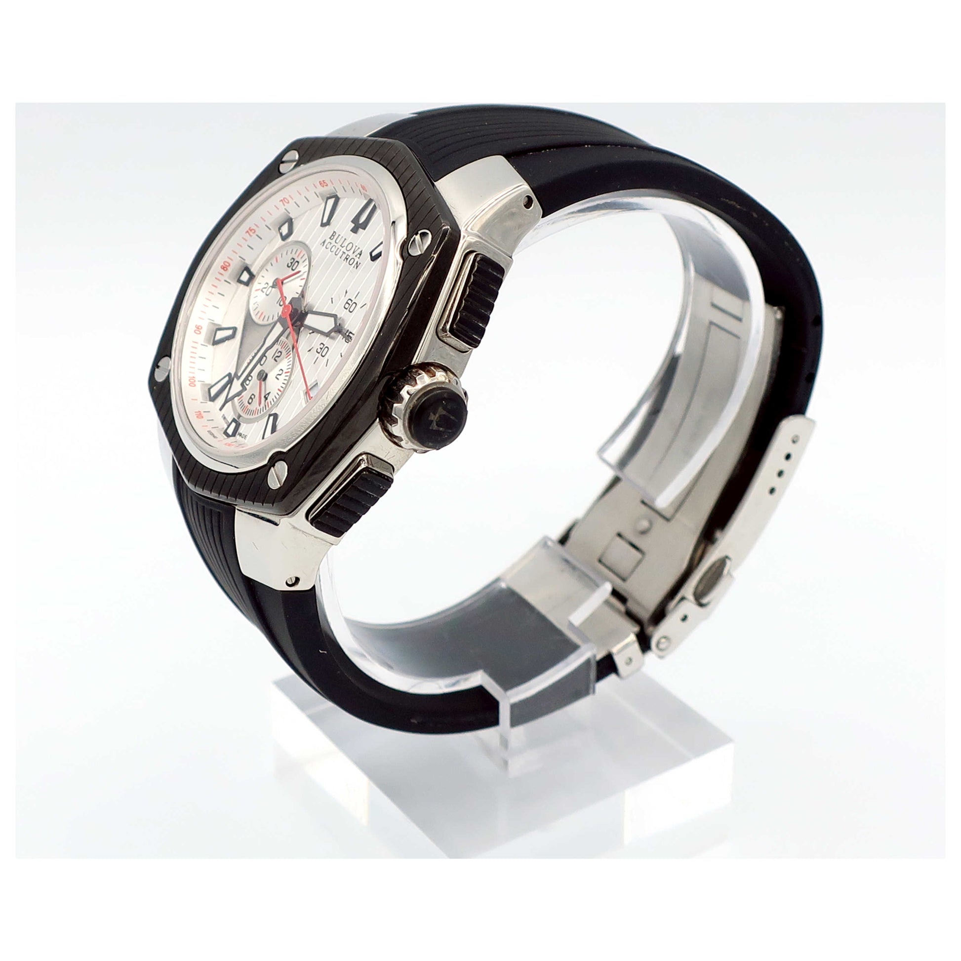 Bulova Accutron Corvara Men's Swiss Quartz (Battery-Powered) Watch 65B140-SDBV - Image #4