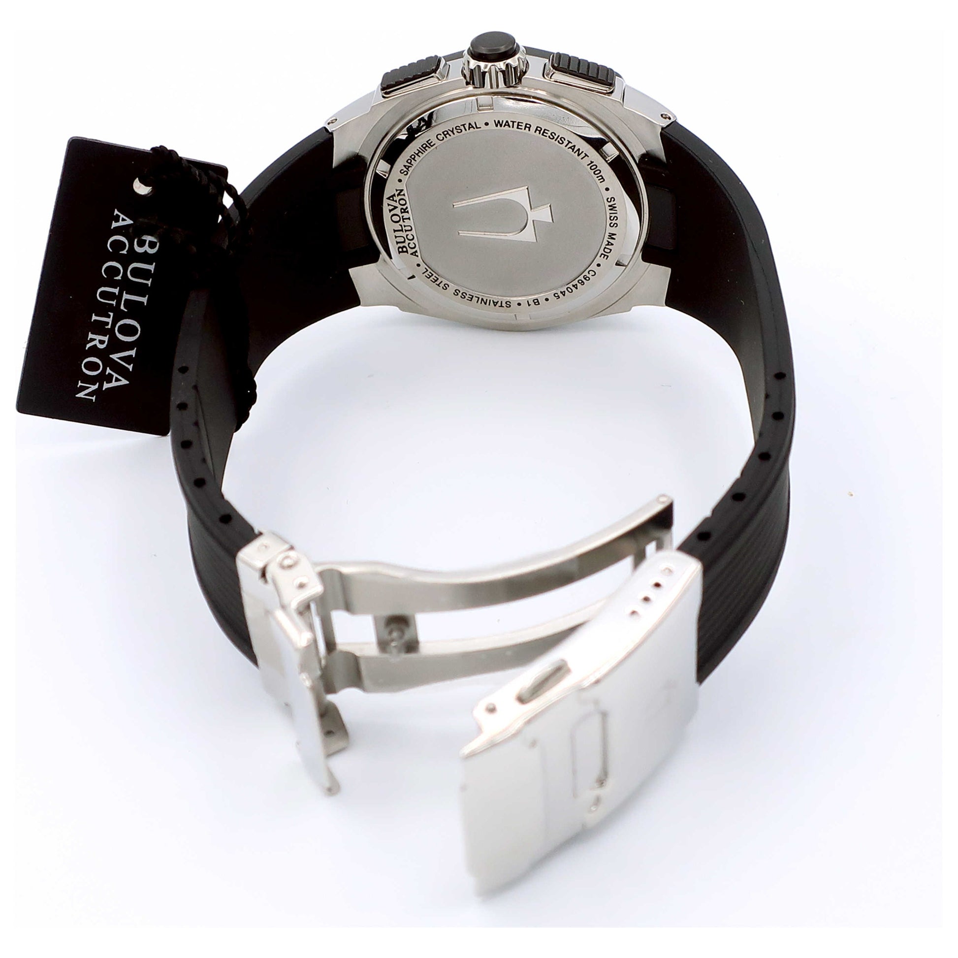 Bulova Accutron Corvara Men's Swiss Quartz (Battery-Powered) Watch 65B141-SDB - Image #7