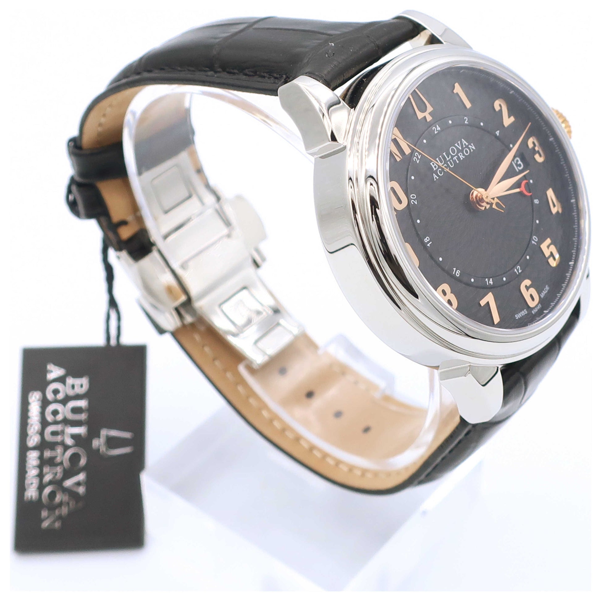 Bulova Accutron Gemini Men's Automatic Watch 65B145-SDB - Image #3