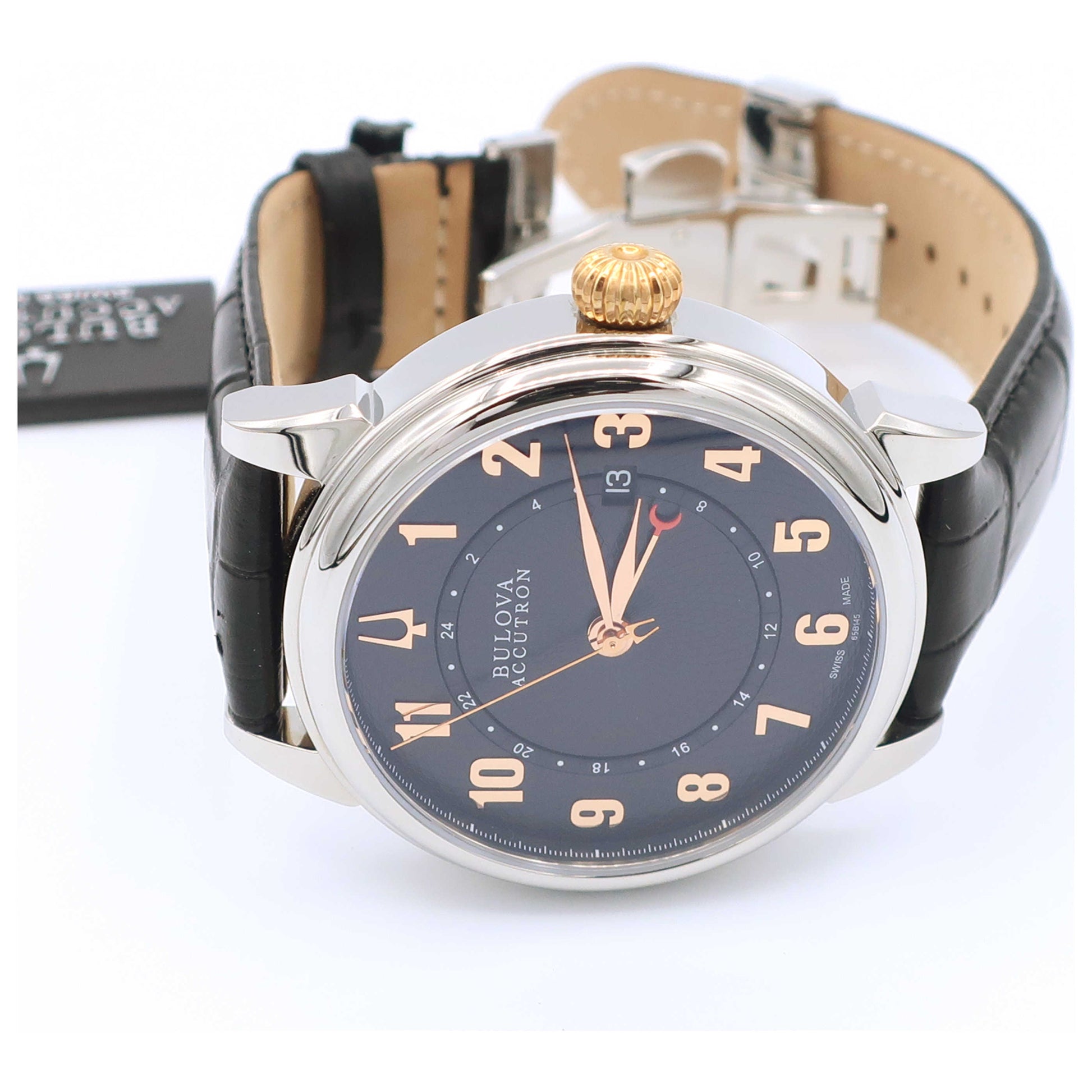 Bulova Accutron Gemini Men's Automatic Watch 65B145-SDB - Image #8