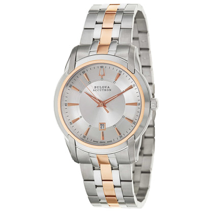 Front view of Bulova Accutron Sorengo Men's Swiss Quartz (Battery-Powered) Watch 65B152