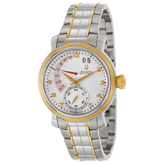 Front view of Bulova Accutron Amerigo Men's Swiss Quartz (Battery-Powered) Watch 65C107