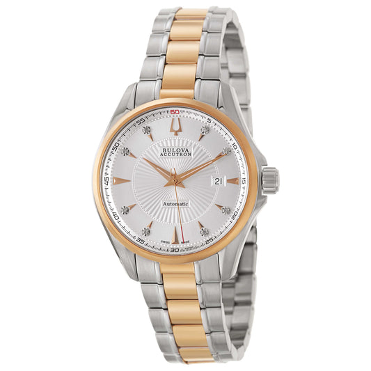 Front view of Bulova Accutron Brussels Men's Automatic Watch 65D101