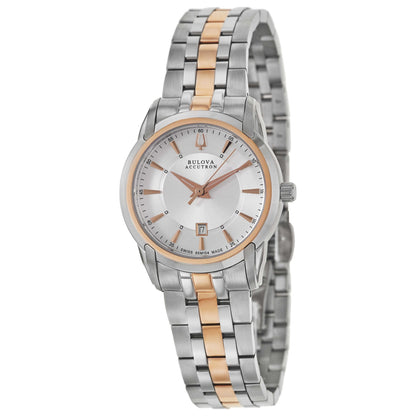 Front view of Bulova Accutron Sorengo Women's Swiss Quartz (Battery-Powered) Watch 65M104
