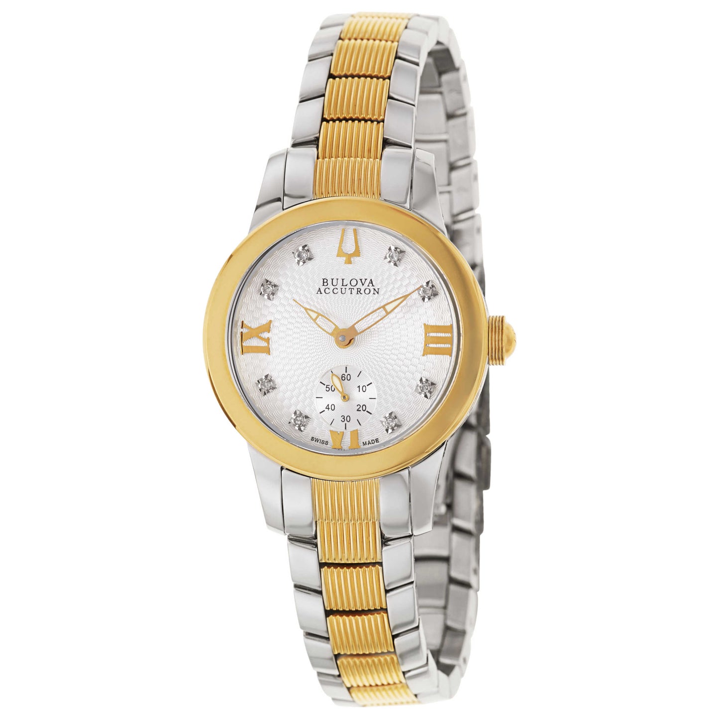 Front view of Bulova Accutron Masella Women's Swiss Quartz (Battery-Powered) Watch 65P100