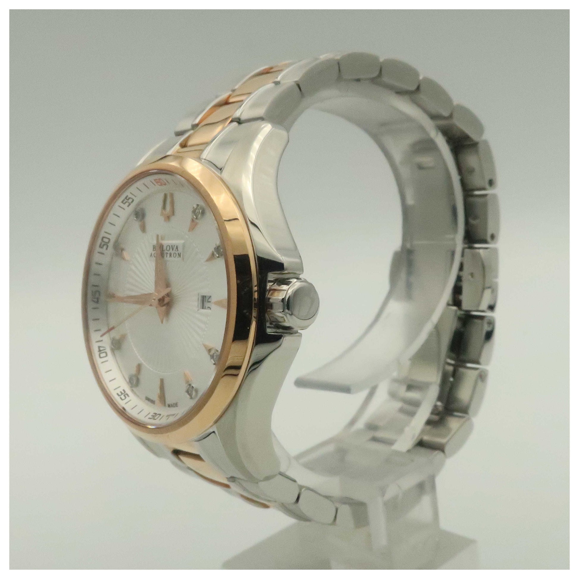 Bulova Accutron Brussels Women's Swiss Quartz (Battery-Powered) Watch 65P108-PO - Image #4