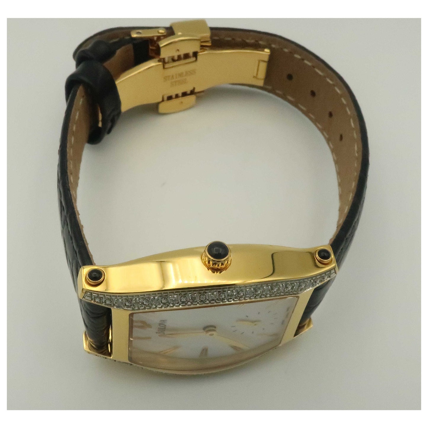 Bulova Diamonds Women's Swiss Quartz (Battery-Powered) Watch 65R100-PO - Image #8