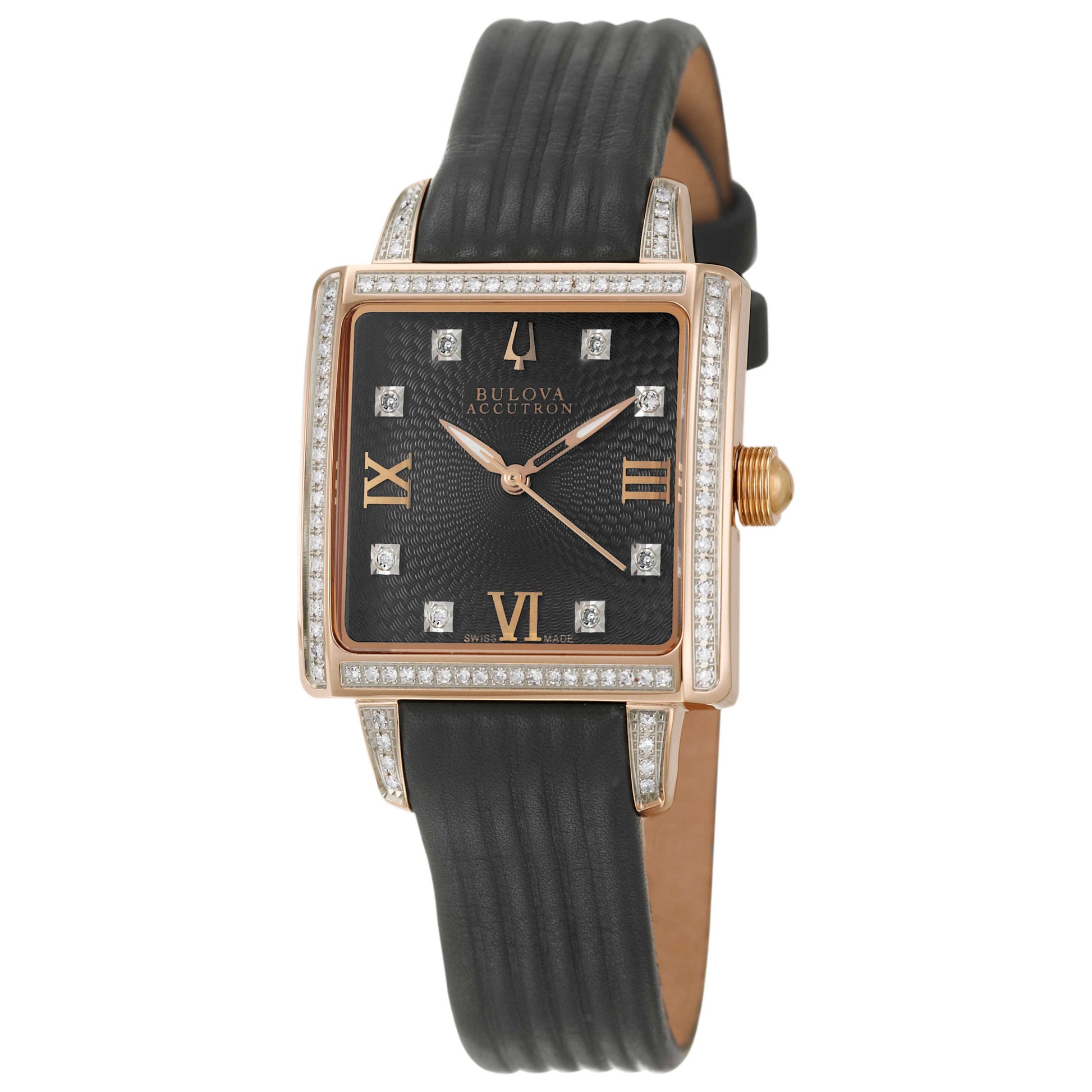 Front view of Bulova Accutron Masella Women's Swiss Quartz (Battery-Powered) Watch 65R107