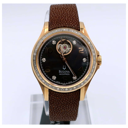 Front view of Bulova Accutron Kirkwood Women's Automatic Watch 65R112-SDBV