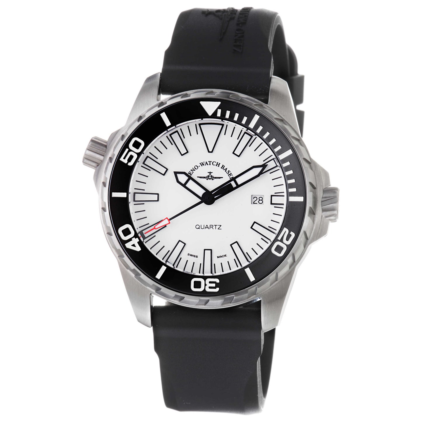 Front view of Zeno Divers Men's Quartz Watch 6603-515Q-A2