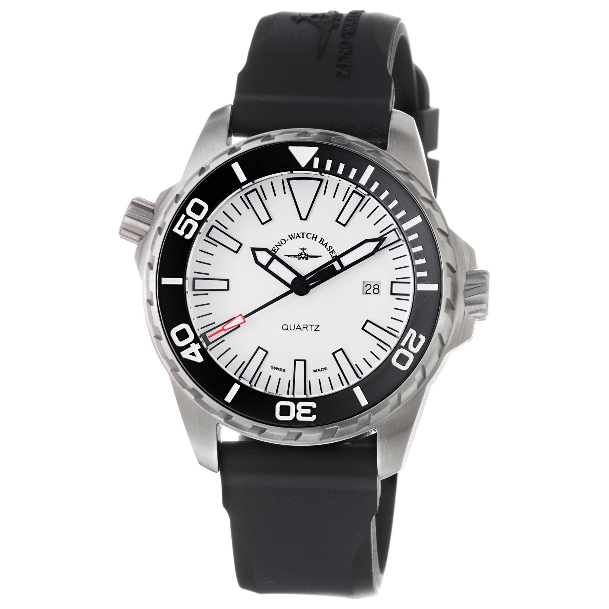 Front view of Zeno Divers Men's Quartz Watch 6603-515Q-A2