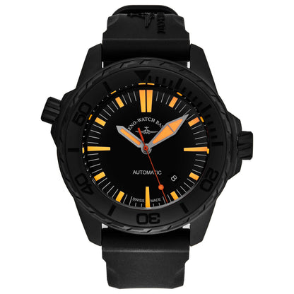 Front view of Zeno Divers Men's Automatic Watch 6603-BK-A15