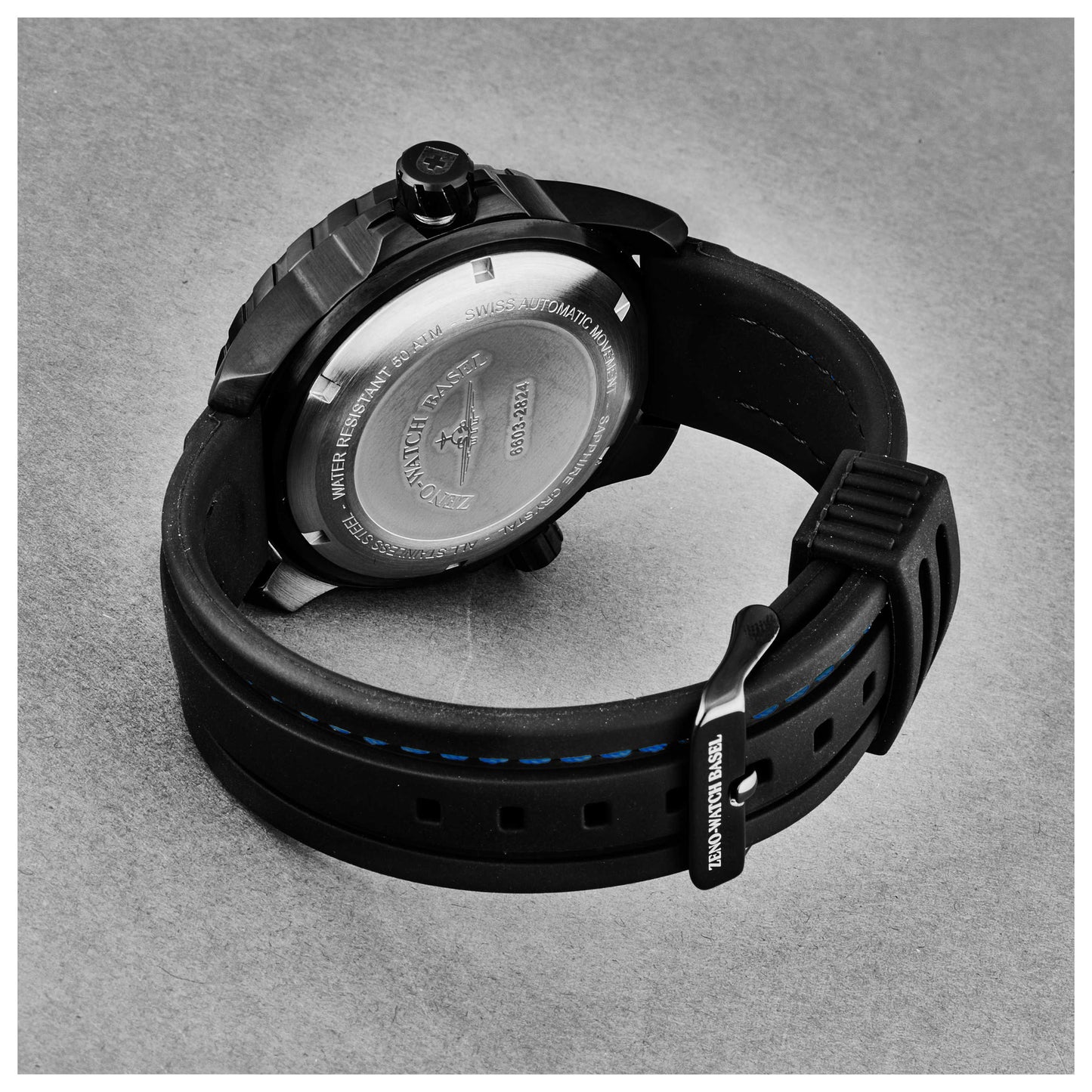 Zeno Divers Men's Automatic Watch 6603-BK-I14 - Image #2
