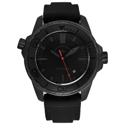 Front view of Zeno Divers Men's Automatic Watch 6603-BK-I17