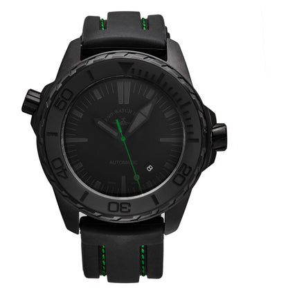 Front view of Zeno Divers Men's Automatic Watch 6603-BK-I18