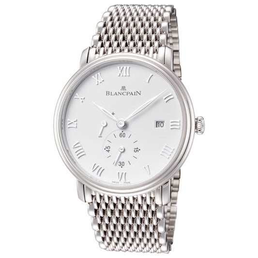 Front view of Blancpain Villeret Men's Manual-Wind Watch 6606-1127-MMB