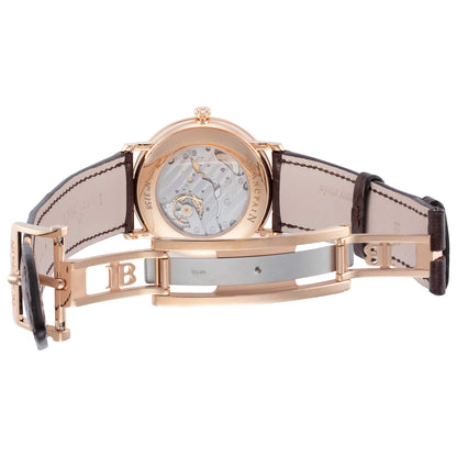 Back view of Blancpain Villeret Men's Manual-Wind Watch 6606-3642-55B