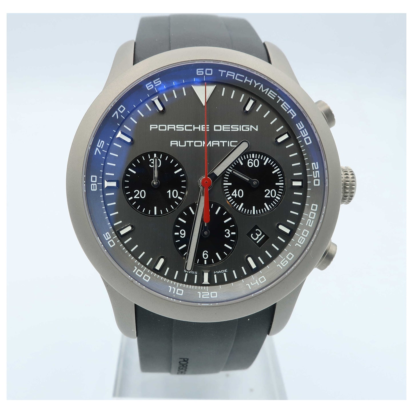Front view of Porsche Design P6612 Men's Automatic Watch 661210501139-SD0