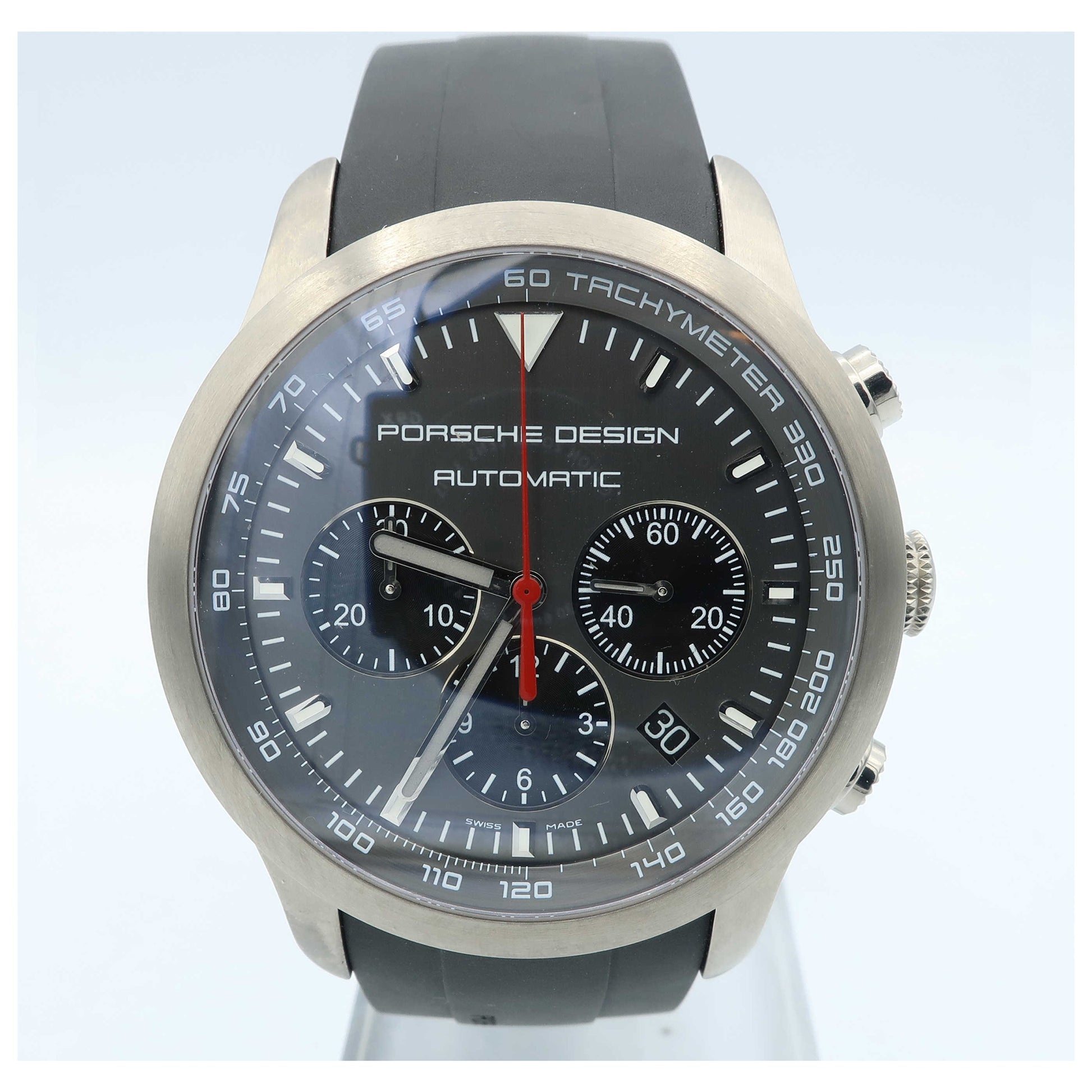 Front view of Porsche Design P6612 Men's Automatic Watch 661211501139-SD0