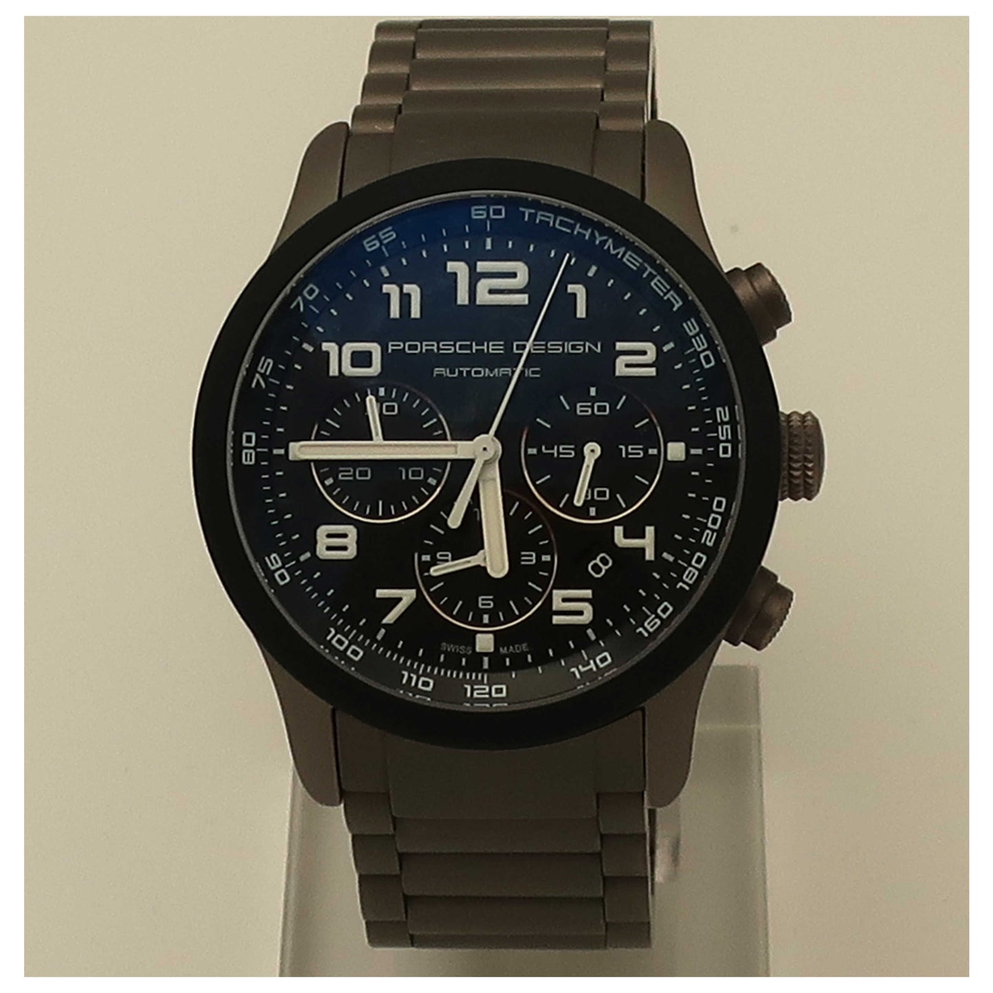 Front view of Porsche Design P6612 Men's Automatic Watch 661215470245-SD
