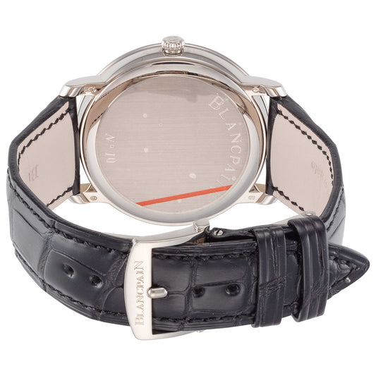 Back view of Blancpain Villeret Inverse Men's Manual-Wind Watch 6616-1527-55B