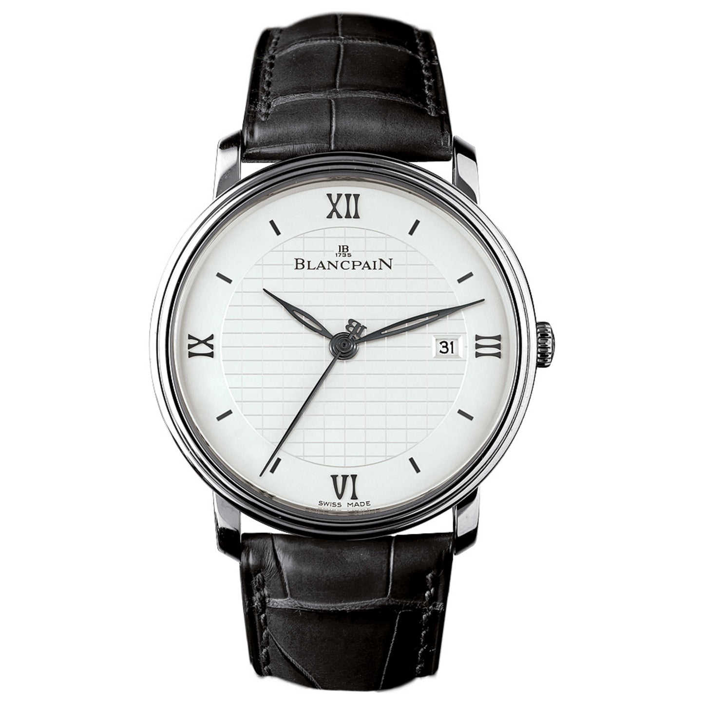 Front view of Blancpain Villeret Men's Automatic Watch 6651-1143-55B