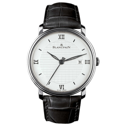 Front view of Blancpain Villeret Men's Automatic Watch 6651-1143-55B