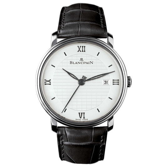 Front view of Blancpain Villeret Men's Automatic Watch 6651-1143-55B