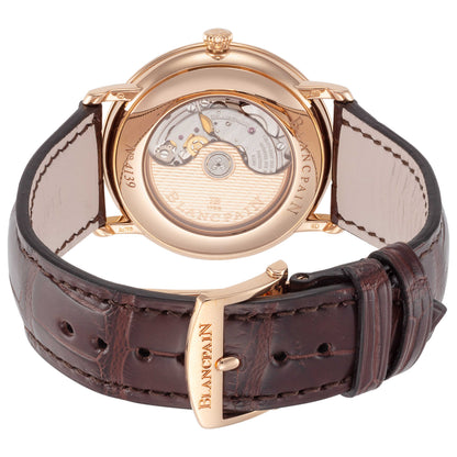 Back view of Blancpain Villeret Ultra Slim Men's Automatic Watch 6651-3642-55B