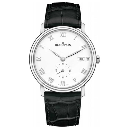 Front view of Blancpain Villeret Men's Automatic Watch 6652-1127-55B