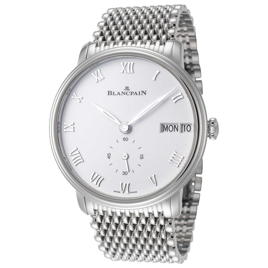 Front view of Blancpain Villeret Men's Automatic Watch 6652-1127-MMB