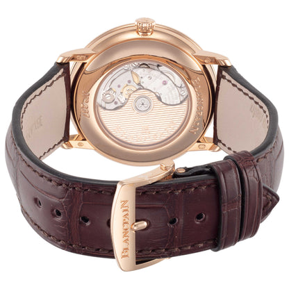 Back view of Blancpain Villeret Men's Automatic Watch 6652-3642-55B