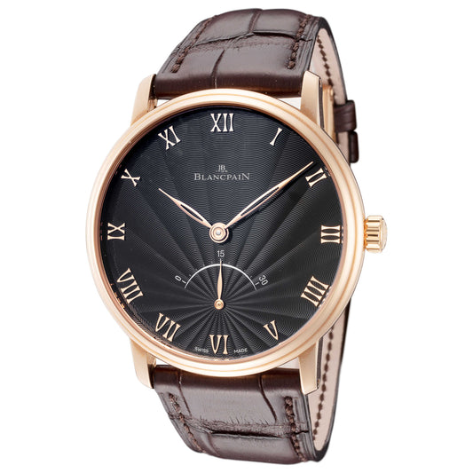 Front view of Blancpain Villeret Men's Automatic Watch 6653-3630-55B