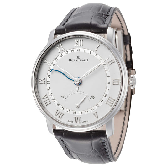 Front view of Blancpain Villeret Ultraplate Men's Automatic Watch 6653Q-1127-55B