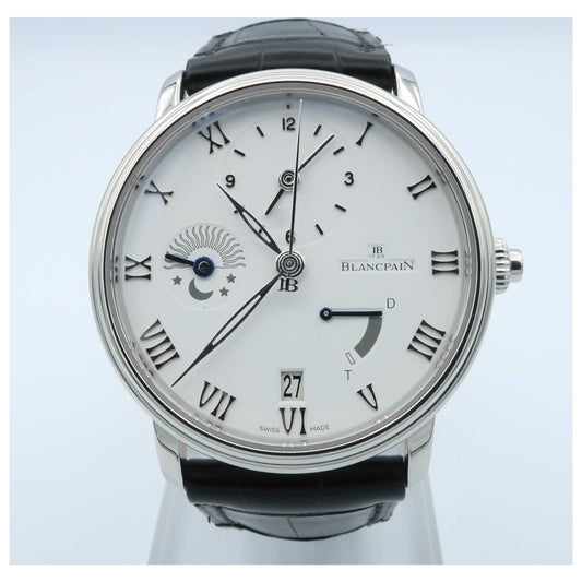 Front view of Blancpain Villeret Men's Automatic Watch 6660-1127-55B-SD