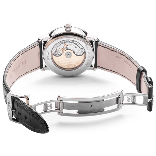 Back view of Blancpain Villeret Demi-Fuseau Horaire Men's Automatic Watch 6660-1127-55B