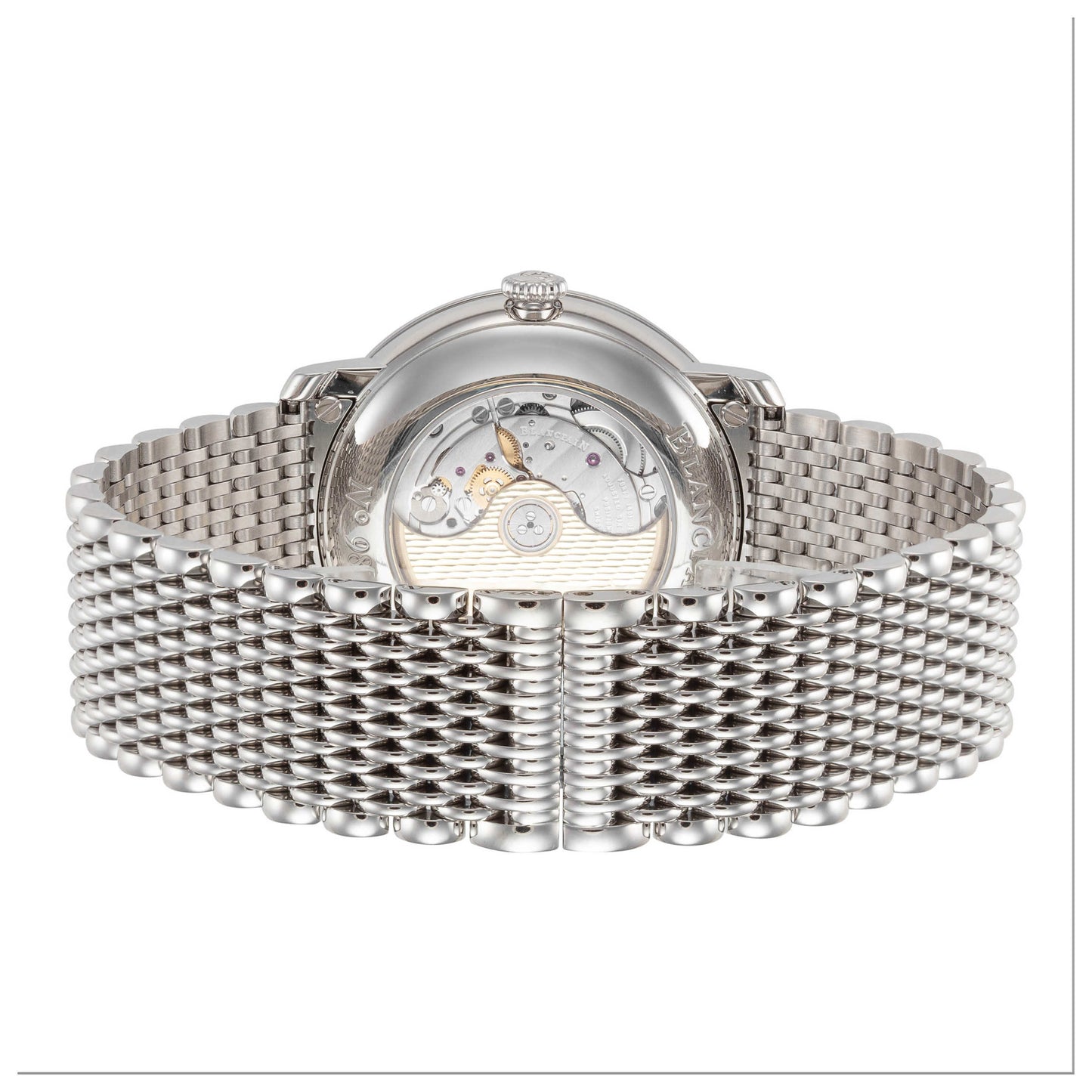 Back view of Blancpain Villaret Grande Date Jour Retrograde Men's Automatic Watch 6668-1127-MMB