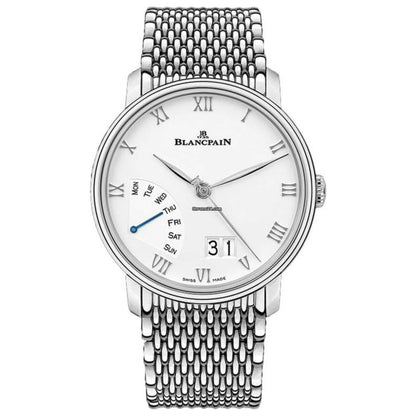 Front view of Blancpain Villaret Grande Date Jour Retrograde Men's Automatic Watch 6668-1127-MMB