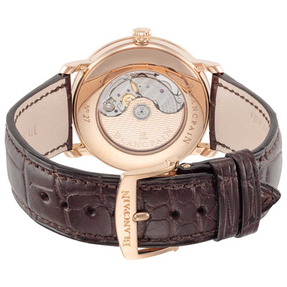 Back view of Blancpain Villeret Men's Automatic Watch 6669-3642-55B