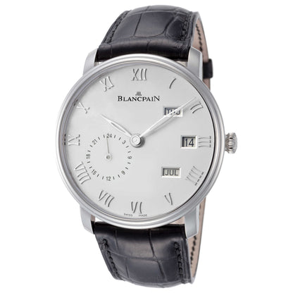 Front view of Blancpain Villeret Men's Manual-Wind Watch 6670-1127-55B
