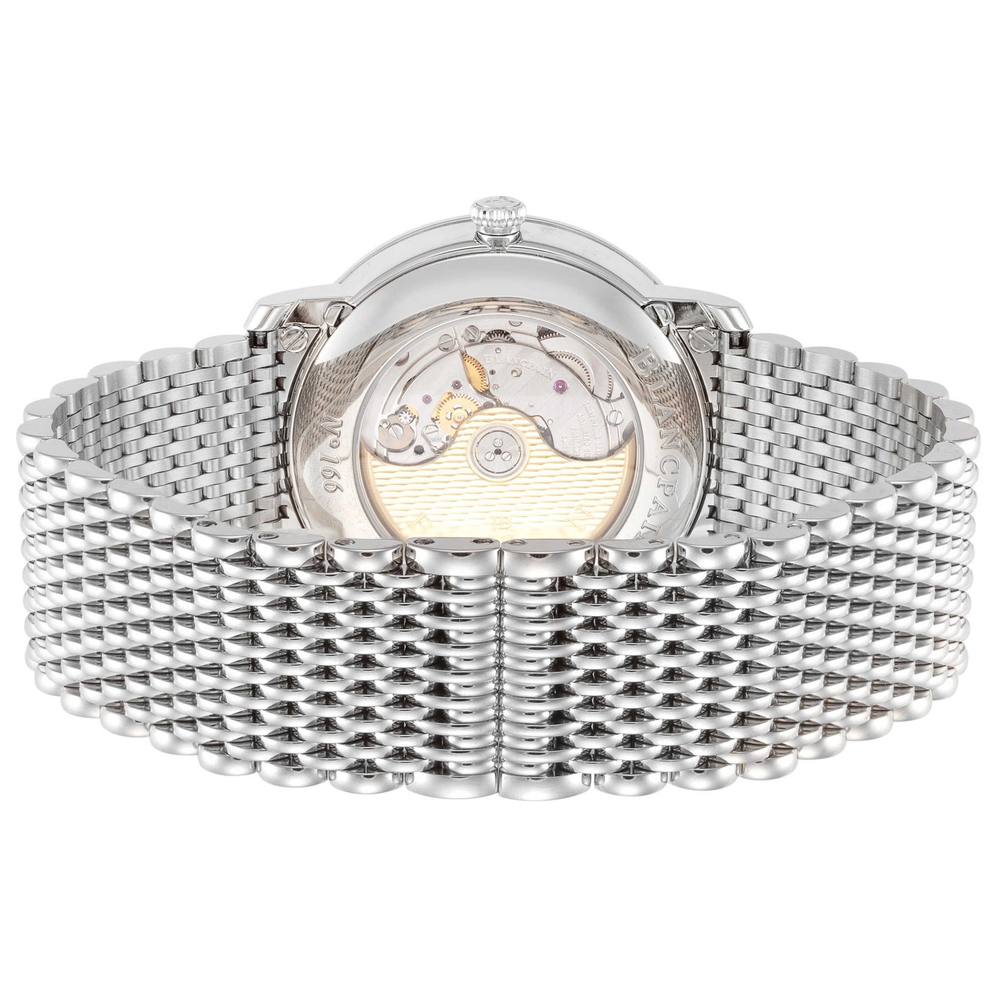 Back view of Blancpain Villeret Quantieme Annual Men's Automatic Watch 6670-1127-MMB