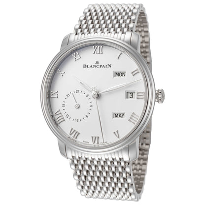 Front view of Blancpain Villeret Quantieme Annual Men's Automatic Watch 6670-1127-MMB