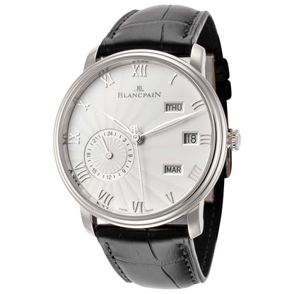 Front view of Blancpain Villeret Quantieme Annuel Men's Automatic Watch 6670-1542-55B