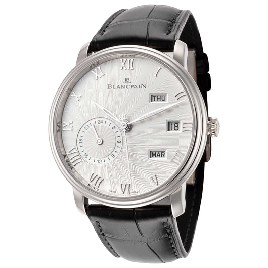 Front view of Blancpain Villeret Quantieme Annuel Men's Automatic Watch 6670-1542-55B