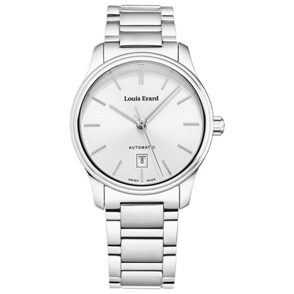 Front view of Louis Erard Heritage Men's Automatic Watch 67278AA11BMA05