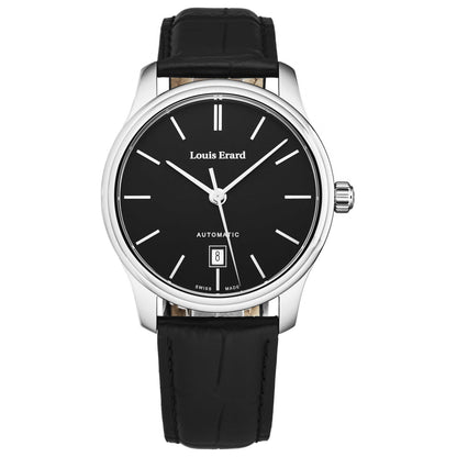 Front view of Louis Erard Heritage Men's Automatic Watch 67278AA12BDC02
